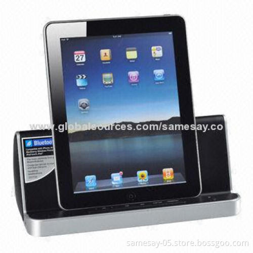 Charger Docking Station for iPod, iPhone, iPad, Hand-free Function, Smartphone, Bluetooth Speaker
